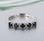 Zonder minimumprijs - Ring - 18 karaat Witgoud, Zilver,, Nieuw