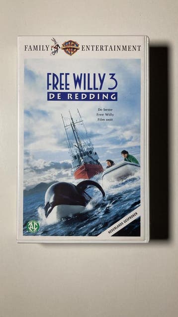 FREE WILLY 3: THE RESCUE (VHS), Cd's en Dvd's, Gebruikt