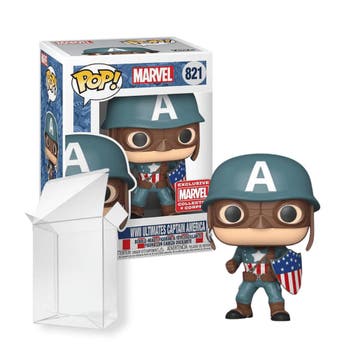 Funko Pop  WWII Ultimates Captain America 821, Verzenden, Nieuw