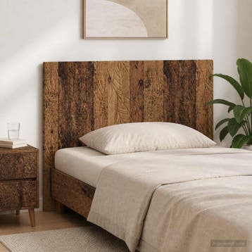 vidaXL Wandgemonteerd Hoofdbord DELFT Oud hout Bewerkt hout, Verzenden, Nieuw
