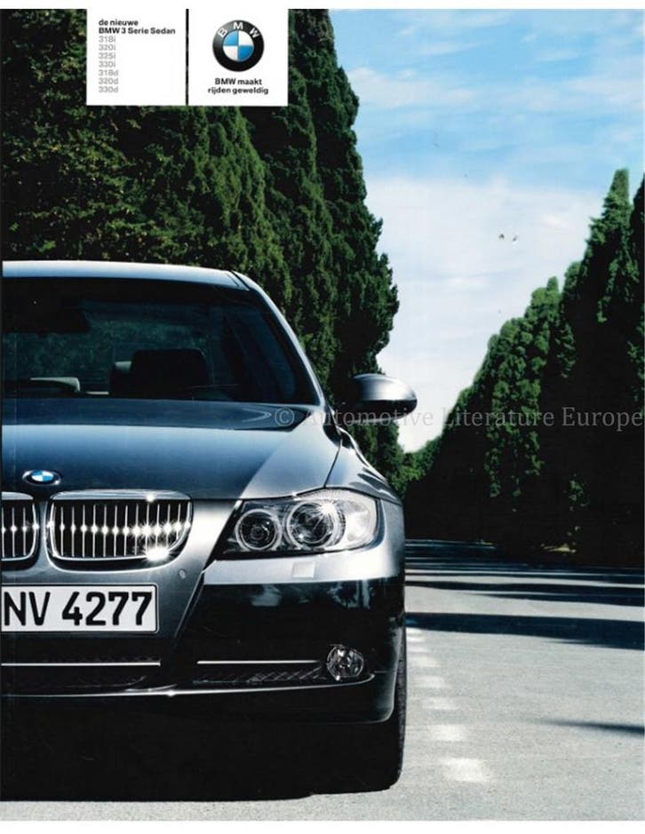 2005 BMW 3 SERIE SEDAN BROCHURE NEDERLANDS, Boeken, Auto's | Folders en Tijdschriften