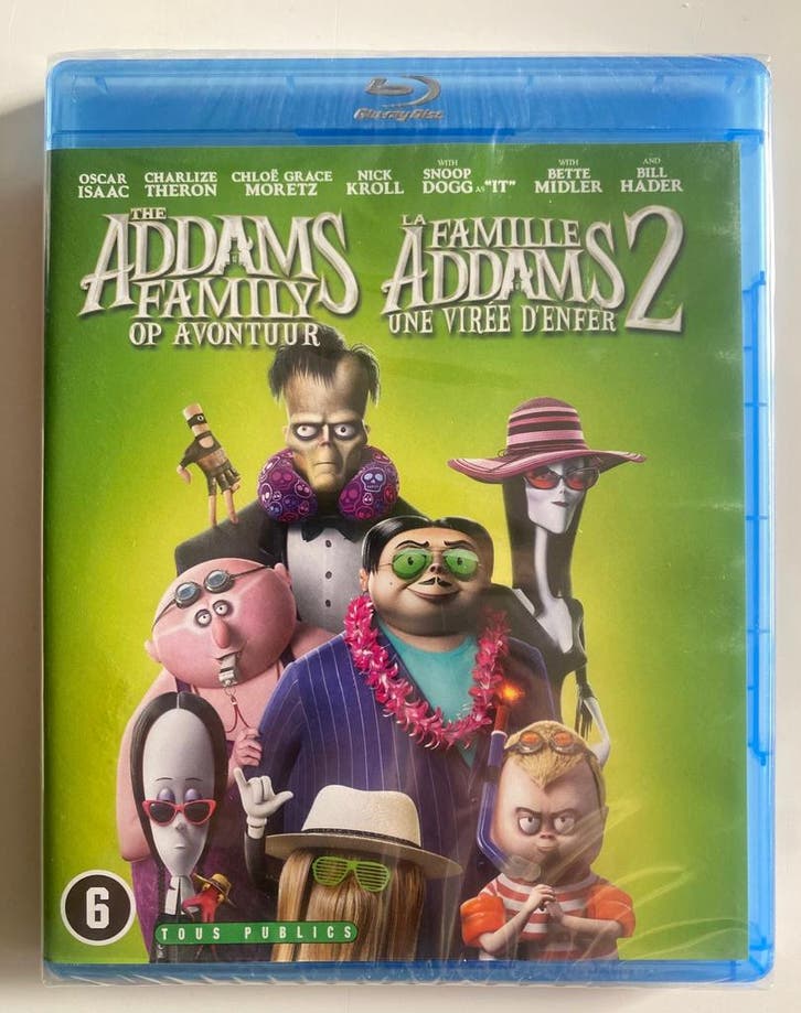 THE ADDAMS FAMILY OP AVONTUUR (IN SEAL) (BLURAY), Cd's en Dvd's, Blu-ray, Gebruikt