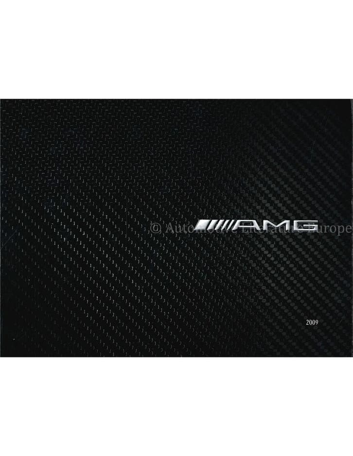 2009 MERCEDES BENZ AMG PROGRAMMA BROCHURE ENGELS (US), Boeken, Auto's | Folders en Tijdschriften