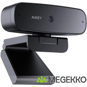AUKEY PC-W3S webcam 2 MP 1920 x 1080 Pixels USB 2.0 Zwart, Informatique & Logiciels, Webcams, Verzenden