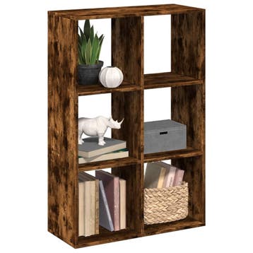 vidaXL Kamerscherm / boekenkast 69,5x29x103,5 cm hout, Verzenden, Nieuw