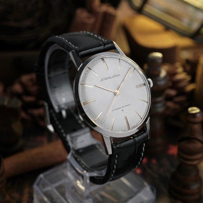 Seiko - Liner - Zonder minimumprijs - J14067 - Heren - 1960, Handtassen en Accessoires, Horloges | Antiek