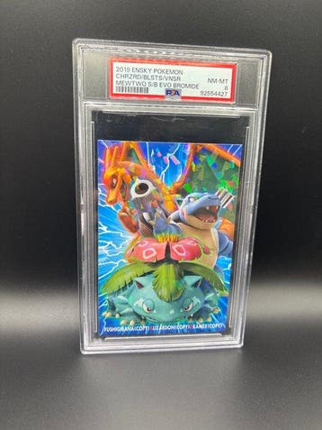 Pokémon - 1 Graded card - Dracaufeu, Tortank, Florizarre,