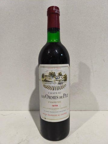1978 Château Les Ormes de Pez - Saint-Estèphe - 3 Flessen, Collections