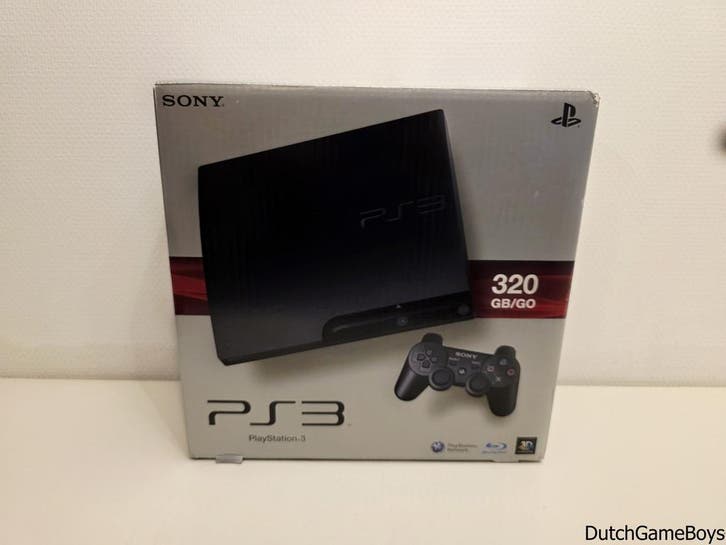 Playstation 3 / PS3 - Console Slim 320GB - Boxed, Games en Spelcomputers, Spelcomputers | Sony PlayStation 3, Gebruikt, Verzenden