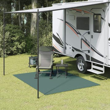 vidaXL Tenttapijt 2,5x2 m groen, Verzenden, Nieuw