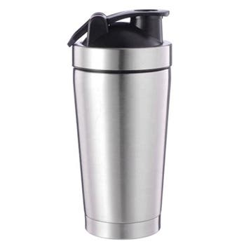 Fitness beker 500 ml | roestvrij stalen proteïne shaker, Ophalen of Verzenden