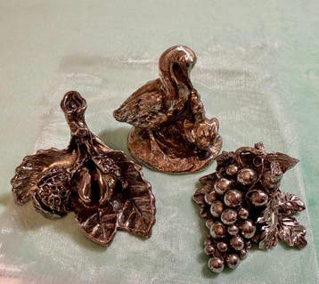 Marchetti Preziosi Artistici - Beeldje - Elegant Swan, Grape