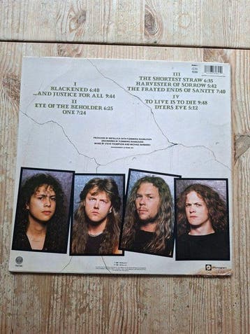 Metallica - ... And justice for all (original 1988 First, Nieuw in verpakking