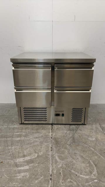 RVS Koelwerkbank 4 laden 230V 90 x 70 x 89 cm Horeca, Ophalen of Verzenden, Nieuw in verpakking