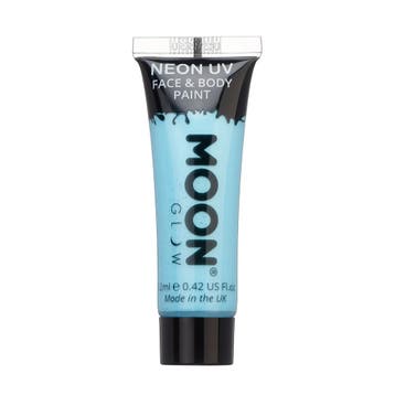Moon Glow Pastel Neon UV Face Paint Pastel Blue 12ml, Hobby en Vrije tijd, Verzenden, Nieuw