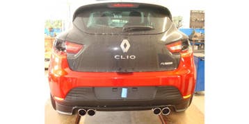FOX Renault Clio IV RS voor Elia bumper einddemper dwars uit, Verzenden