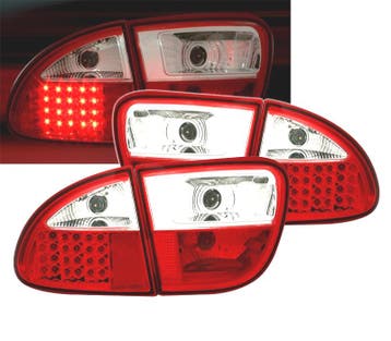 FEUX ARRIÈRE SEAT LEON 99-05 LED ROUGE CHROMÉ, Verzenden