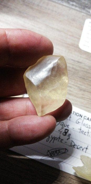 4 TECTIETEN: Libyan Desert Glass / Geen minimumprijs Tektiet