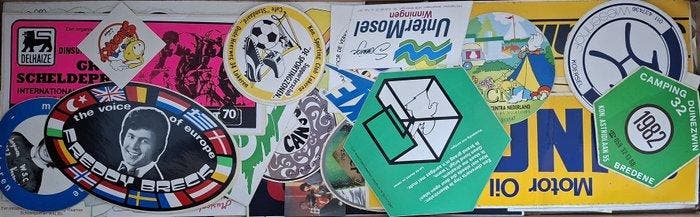 Themacollectie - 12 kg Stickers - Jaren 70, 80 en later, Antiquités & Art, Antiquités | Jouets