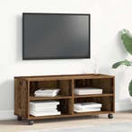 vidaXL TV Kast Bruin 90 x 35 x 40.5 cm Bewerkt hout, Huis en Inrichting, Verzenden, Nieuw