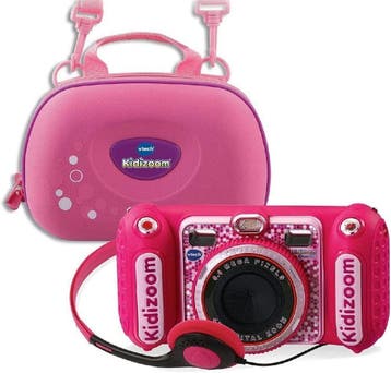 KidiZoom Duo DX roze + tas | Retour deal | Nu kopen!, Verzenden, Nieuw, Ontdekken