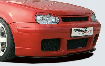 Rieger voorbumper RS-Four-Look | Golf 4: 10.97-03 - 3-drs.,, Auto-onderdelen, Verzenden, Nieuw, Volkswagen