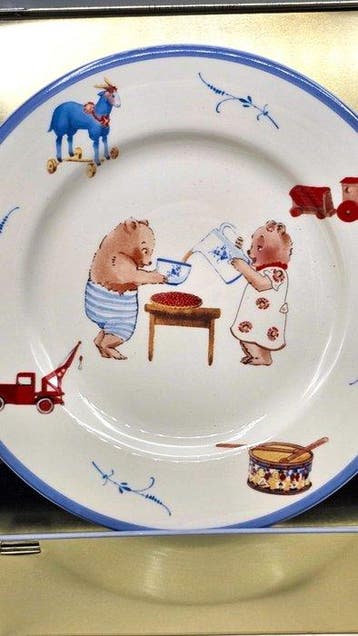 Villeroy & Boch - Assiette de service (3) - Les oursons -