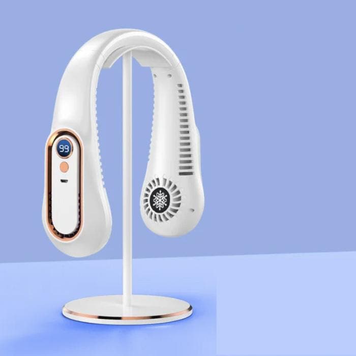 Halsventilator - USB Oplaadbaar - Draagbare Nek Bladloze, Electroménager, Ventilateurs, Envoi