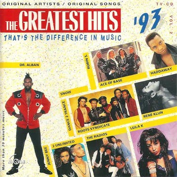 Various - The Greatest Hits 93 - Vol. 2, Cd's en Dvd's, Verzenden, Gebruikt