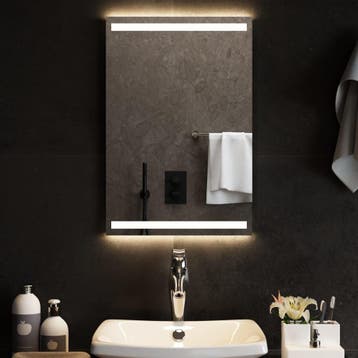 vidaXL Badkamerspiegel LED 40x60 cm, Huis en Inrichting, Verzenden, Nieuw