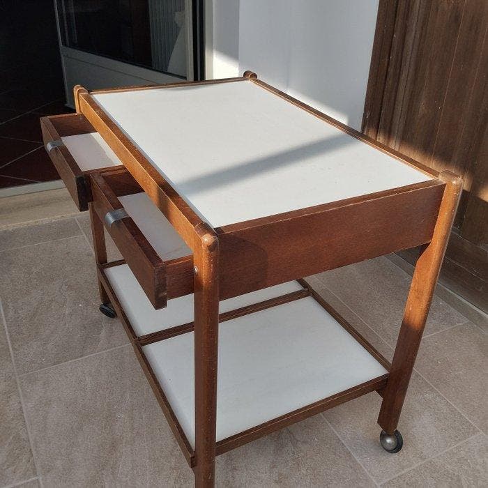 Chariot de service - Bois, Antiquités & Art, Art | Objets design
