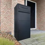 ParcelXL DuoBox -  Pakketbrievenbus apart postvak - Zwart, Verzenden, Nieuw, Overige materialen, Staande brievenbus