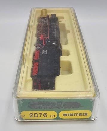 Minitrix N - 2076 - Stoomlocomotief met tender (1) - Serie