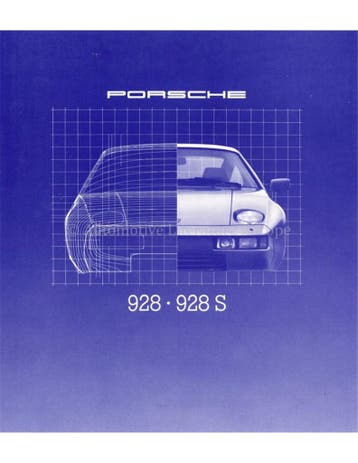 1980 PORSCHE 928 S BROCHURE DUITS, Ophalen of Verzenden