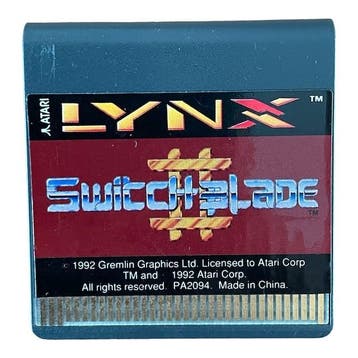 Switchblade II (Losse Cassette) (Atari Lynx) (TWEEDEHANDS), Verzenden, Nieuw