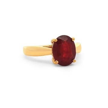 Zonder minimumprijs - Ring Zilver - 3.90ct. tw. Robijn -, Nieuw