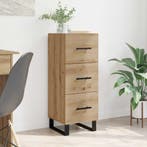 vidaXL Dressoir met lade Artisan Eiken 34,5 x 34 x 90 cm, Huis en Inrichting, Kasten | Dressoirs, Verzenden, Nieuw