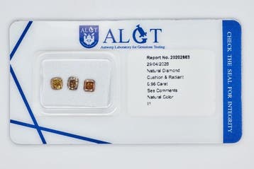 Zonder minimumprijs - 3 pcs Diamant (Natuurlijk) - 0.96 ct -, Nieuw