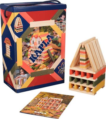 KAPLA - KAPLA Barrel - Constructiespeelgoed - HERFST DOOS -, Verzenden, Zo goed als nieuw