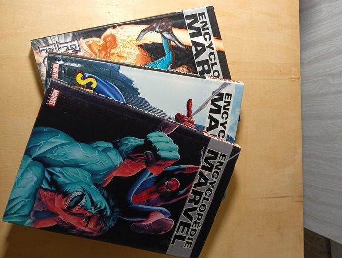 Encyclopédie Marvel - 3x C + 3x jaquette - 3 Album - Eerste, Boeken, Stripverhalen