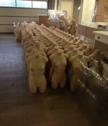 *TIP*  Ecru dames torso's gebruikt, Ophalen of Verzenden