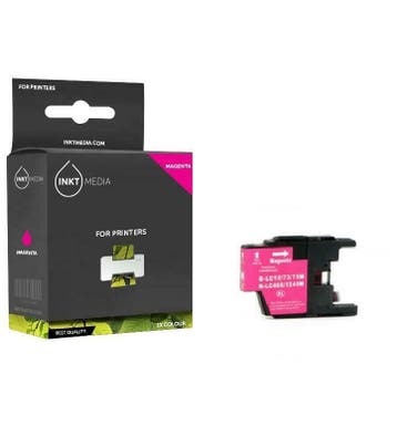 Brother LC-1220MA inktcartridge magenta (inktmedia huismerk), Verzenden, Nieuw