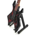 Miniatuur BC Rich Wartribe gitaar met gratis standaard, Verzenden, Nieuw, Pop, Beeldje of Miniatuur