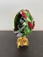 Fabergé ei - With a Swarovski Crystal stone - 24 kt goud -