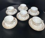 Koffieservies (6) - Porselein - Porselein van Parijs