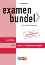 Examenbundel / Maatschappijwetenschappen vwo 2024/2025, Verzenden, Zo goed als nieuw, K.M. Vossen