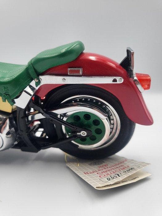 Franklin Mint 1:10 - Model motorfiets - Harley-Davidson Fat, Hobby & Loisirs créatifs, Voitures miniatures | 1:5 à 1:12