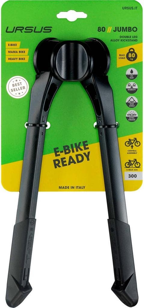 Ursus Dubbele fietsstandaard - mechanische innovatie - 300mm, Vélos & Vélomoteurs, Accessoires vélo | Autres Accessoires de vélo