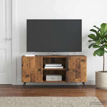 vidaXL TV Kast 102 x 34,5 x 50 cm Oud hout Bewerkt hout, Verzenden, Nieuw