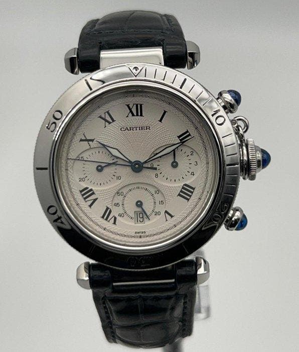 Cartier - Pasha Chronograph - W3101855 (1050) - Homme -, Bijoux, Sacs & Beauté, Montres | Hommes